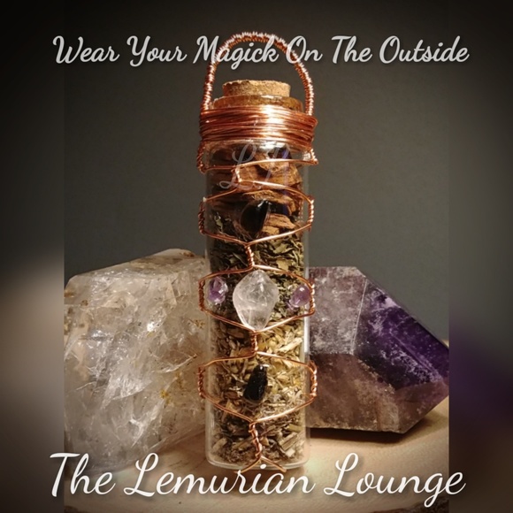 Wearable Magick Spell Bottle #1 - Picture 5 of 6